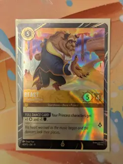 Belle Accomplished Mystic AND Beast Gracious Prince Promo Disney Lorcana Card - Image 3