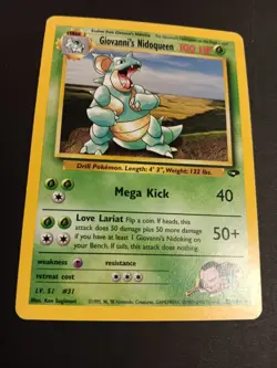 Pokemon Card - Giovanni's Nidoqueen - 23/132 - Gym Challenge - Rare - Image 3