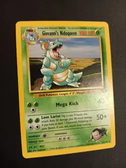 Pokemon Card - Giovanni's Nidoqueen - 23/132 - Gym Challenge - Rare - Image 4