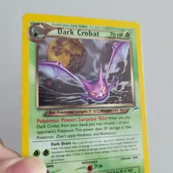 Dark Crobat Holo Pokemon Card 2/105 [In Great Condition] - Image 3