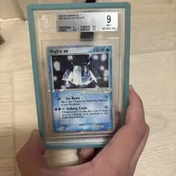 Pokemon TCG English Holo Rare Card Regice EX 98/106 Emerald - Image 1