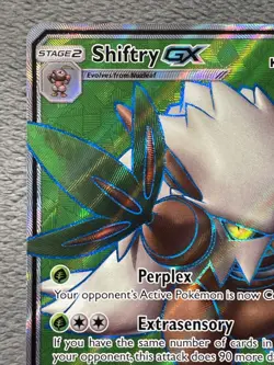 Shiftry GX 152/168 Celestial Storm 2018 Pokemon Card Full Art Textured Rare Holo - Image 3