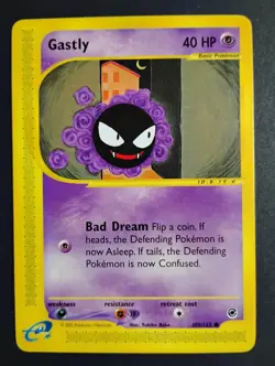 Gastly 109/165 Expedition Non-Holo NM Vintage Pokemon Card 2002 - Image 1
