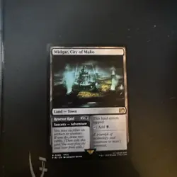 MTG Midgar, City of Mako Final Fantasy (FIN #0286 Regular) Rare Near Mint - Image 1