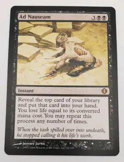 Ad Nauseam Shards of Alara ALA 1x MTG Magic the Gathering x1 Rare Regular - Image 3