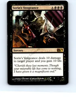 Sorin's Vengeance #111 Rare Magic 2012 (M12) MTG LP VG+/NM - Image 1