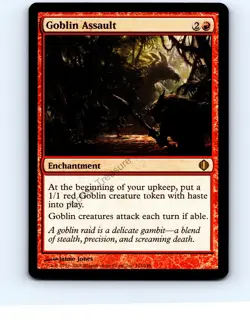 Goblin Assault #101 Rare Shards of Alara MTG NP Near Mint or Better - Image 1