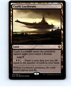 Castle Locthwain #241 Rare Throne of Eldraine MTG NP Near Mint or Better - Image 1