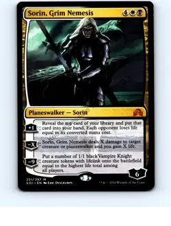 Sorin, Grim Nemesis #251 Mythic Prerelease Cards MTG NP NM/NM+ - Image 1