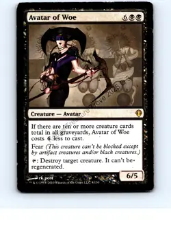 Avatar of Woe #56 Rare Prophecy MTG MP Good+/VG - Image 1