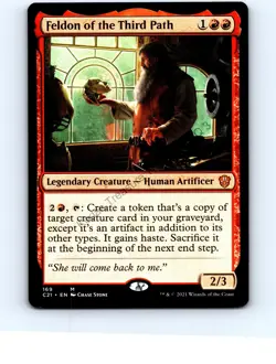 Feldon of the Third Path #169 Mythic Commander 2021 MTG NP Near Mint or Better - Image 1