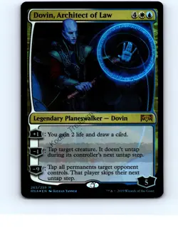 Dovin, Architect of Law Foil #265 Mythic Ravnica Allegiance MTG LP VG+ - Image 1