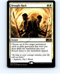 Brought Back #9 Rare Core Set 2020 MTG NP Near Mint or Better - Image 1