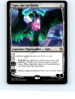 Ugin, the Ineffable #2 Rare War of the Spark MTG LP VG+/NM - Image 1