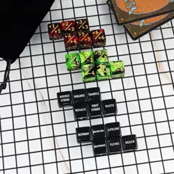 48 Pieces MTG Dice Counters and Life Counter Dice Bulk Creature Stat Tokens Set - Image 5