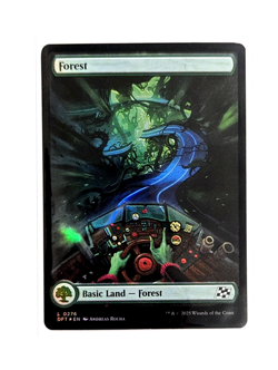 Forest L 0276 Basic Land FOIL MTG Aetherdrift DFT EN NM/M - Image 1
