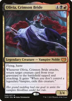 MTG Olivia, Crimson Bride - Innistrad: Crimson Vow #245 - Image 1