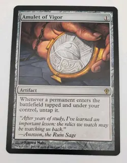 Amulet of Vigor Worldwake WWK MTG Magic the Gathering 1x x1 Rare - Image 1