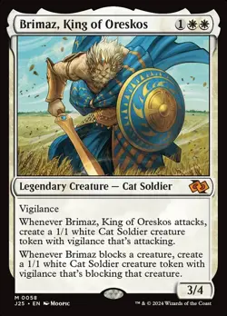 1x - Brimaz, King of Oreskos - #58 - Jumpstart Foundations - NM MTG - Image 1