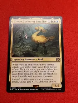 Choco, Seeker of Paradise Final Fantasy Regular FIN 215 Mtg Chocobo FF9 - Image 1