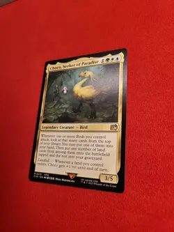 Choco, Seeker of Paradise Final Fantasy Regular FIN 215 Mtg Chocobo FF9 - Image 3