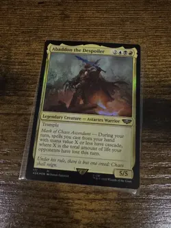MTG - Abaddon the Despoiler (171) - FOIL Commander: Warhammer 40k - Image 1
