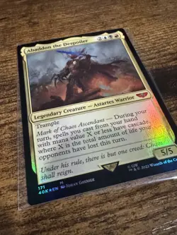 MTG - Abaddon the Despoiler (171) - FOIL Commander: Warhammer 40k - Image 3
