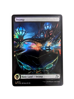 Swamp L 0274 Basic Land FOIL MTG Aetherdrift DFT EN NM/M - Image 1