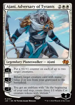 1x - Ajani, Adversary of Tyrants - #157 - Jumpstart Foundations - NM MTG - Image 1