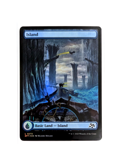 Island L 0273 Basic Land FOIL MTG Aetherdrift DFT EN NM/M - Image 1