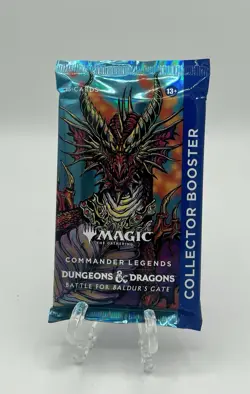 SEALED MTG Commander Legends D&D Battle for Baldur's Gate Collector Booster Pack - Image 1
