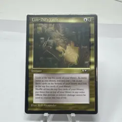MTG Lim-Dul's Vault Alliances NM Magic The Gathering - Image 1