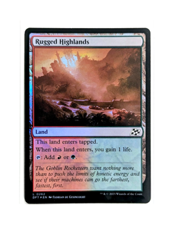 Rugged Highlands L 0262 FOIL MTG Aetherdrift DFT EN NM/M - Image 1