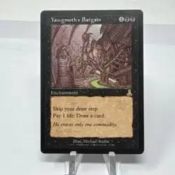 YAWGMOTH'S BARGAIN Magic the Gathering MTG Urza's Destiny - Image 1