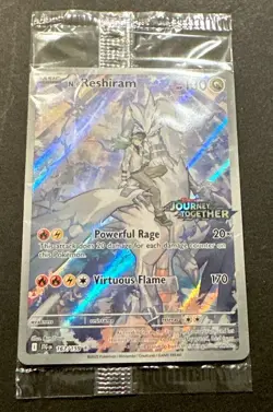 2025 POKEMON SCARLET VIOLET JOURNEY TOGETHER N’S RESHIRAM ILLUSTR. RARE PROMO! - Image 2