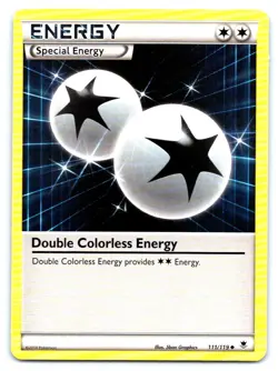 Double Colorless Energy Pokemon Uncommon XY - Phantom Forces 111/119 - Image 1