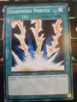 YS16-EN026 Lightning Vortex 1st Edition LP YuGiOh Card - Image 1
