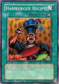 Yugioh! LP Hamburger Recipe - MRL-063 - Common - 1st Edition Lightly Played, Eng - Image 1