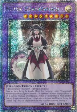 Yugioh! LP House Dragonmaid - RA03-EN037 - Quarter Century Secret Rare - 1st Edi - Image 1