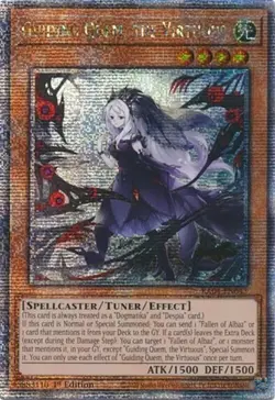 Yugioh! LP Guiding Quem, the Virtuous - RA04-EN043 - Quarter Century Secret Rare - Image 1