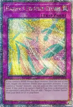 Yugioh! LP Harpie's Feather Storm - RA01-EN073 - Quarter Century Secret Rare - 1 - Image 1