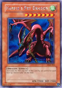 Yugioh! LP Harpie's Pet Dragon - FMR-002 - Secret Rare - Limted Edition Lightly - Image 1