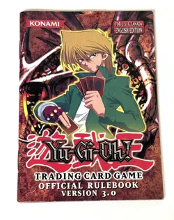 1996 Yugioh Trading Card Game Official Rulebook Only Version 3.0 - Image 1