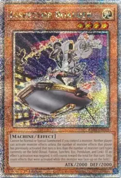 Yugioh! LP Inspector Boarder - RA01-EN010 - Quarter Century Secret Rare - 1st Ed - Image 1