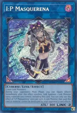 Yugioh! LP I:P Masquerena - BLMR-EN085 - Secret Rare - 1st Edition Lightly Playe - Image 1
