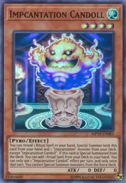 Yugioh! LP Impcantation Candoll - MP19-EN083 - Super Rare - Unlimited Edition Li - Image 1