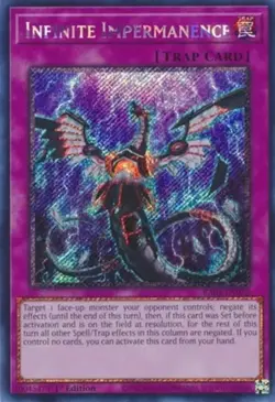 Yugioh! LP Infinite Impermanence - RA01-EN075 - Platinum Secret Rare - 1st Editi - Image 1