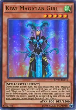 Yugioh! LP Kiwi Magician Girl - MVP1-EN016 - Ultra Rare - Unlimited Edition Ligh - Image 1