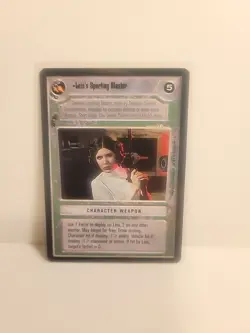 Leia's Sporting Blaster Star Wars Premiere Limited 1995 LS Uncommon CCG Card - Image 1