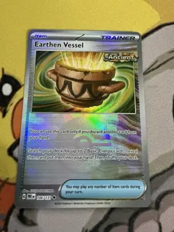 Earthen Vessel 106/131 Poke Ball Holo Prismatic Evolutions PRE Card Pokemon NM - Image 1